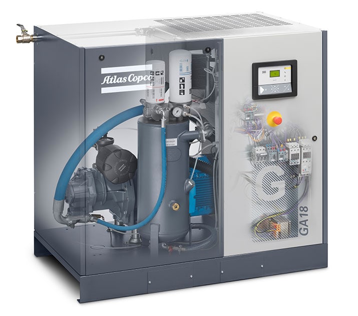 کمپرسورهای سری Atlas Copco GA