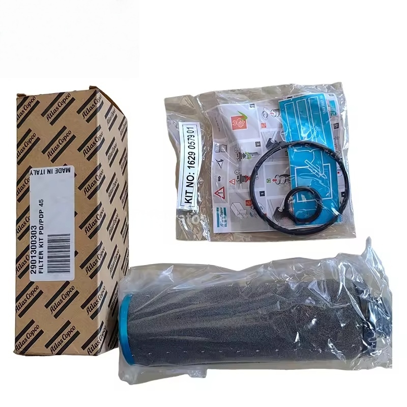 ATLAS COPCO 2901300303 FILTER KIT PD PDP 45 برای فیلتراسیون ناخالصی کمپرسور هوا با دقت بالا نصب آسان