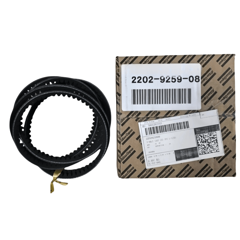 2202925908 ATLAS COPCO V-BELT (مجموعه 2x) XPZ L = 1250 AC برای کمپرسور پیچ تزریق شده روغن اصلی
