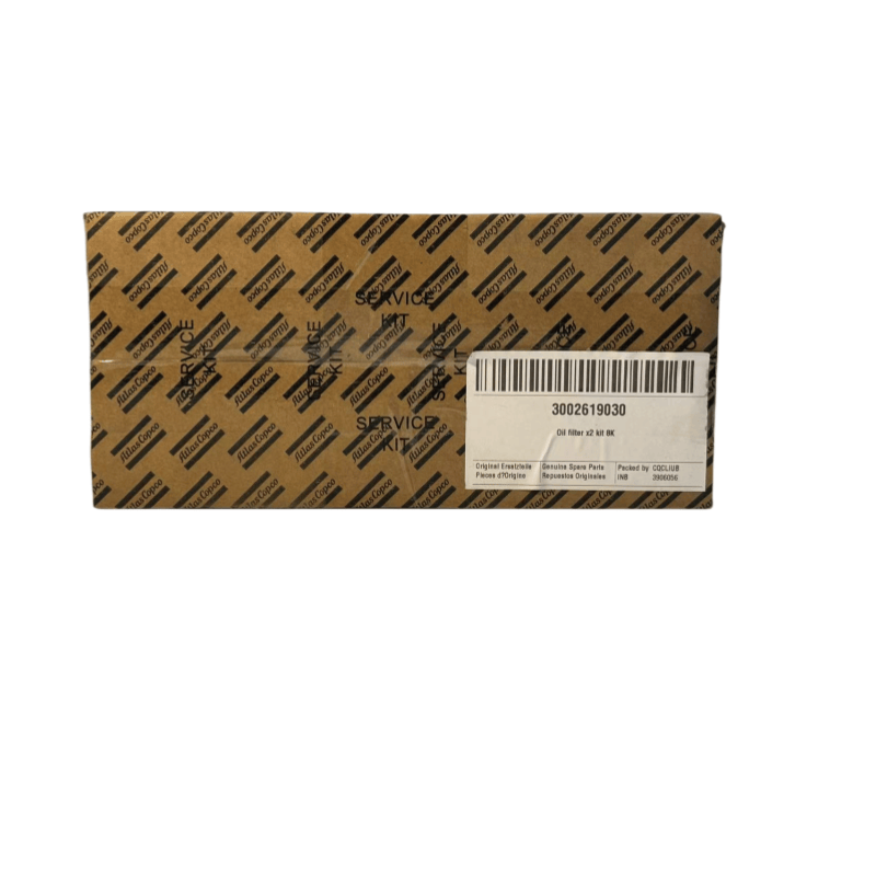 3002619030 ATLAS COPCO COMPRESSOR OIL FILTER X2 KIT 8K GENELINE