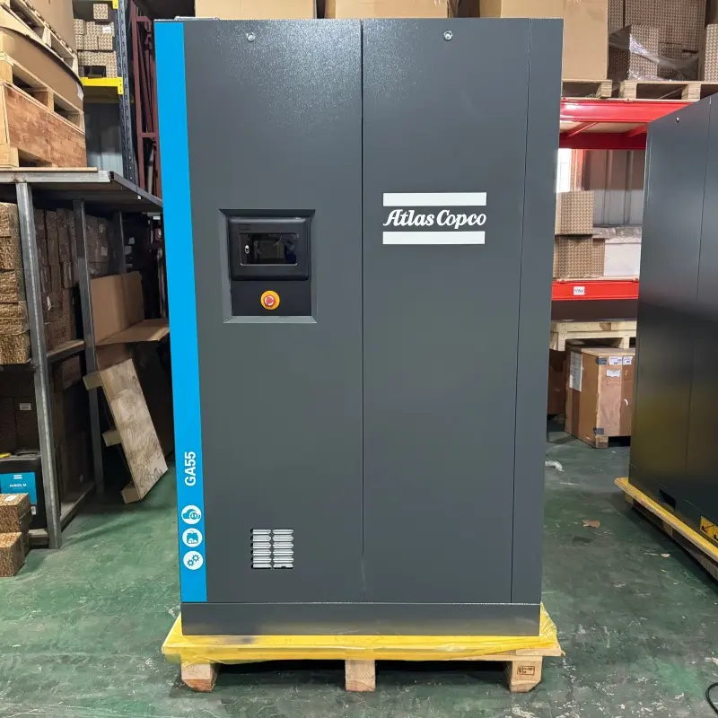 کمپرسور هوای مارپیچ روغن تزریقی Atlas Copco GA55 55kW 75HP