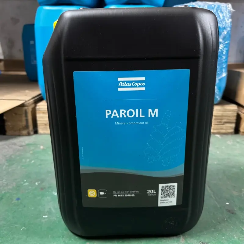 روغن اطلس کوپکو 1615594800 Paroil M Mineral Lubricant برای کمپرسورهای قابل حمل اصل